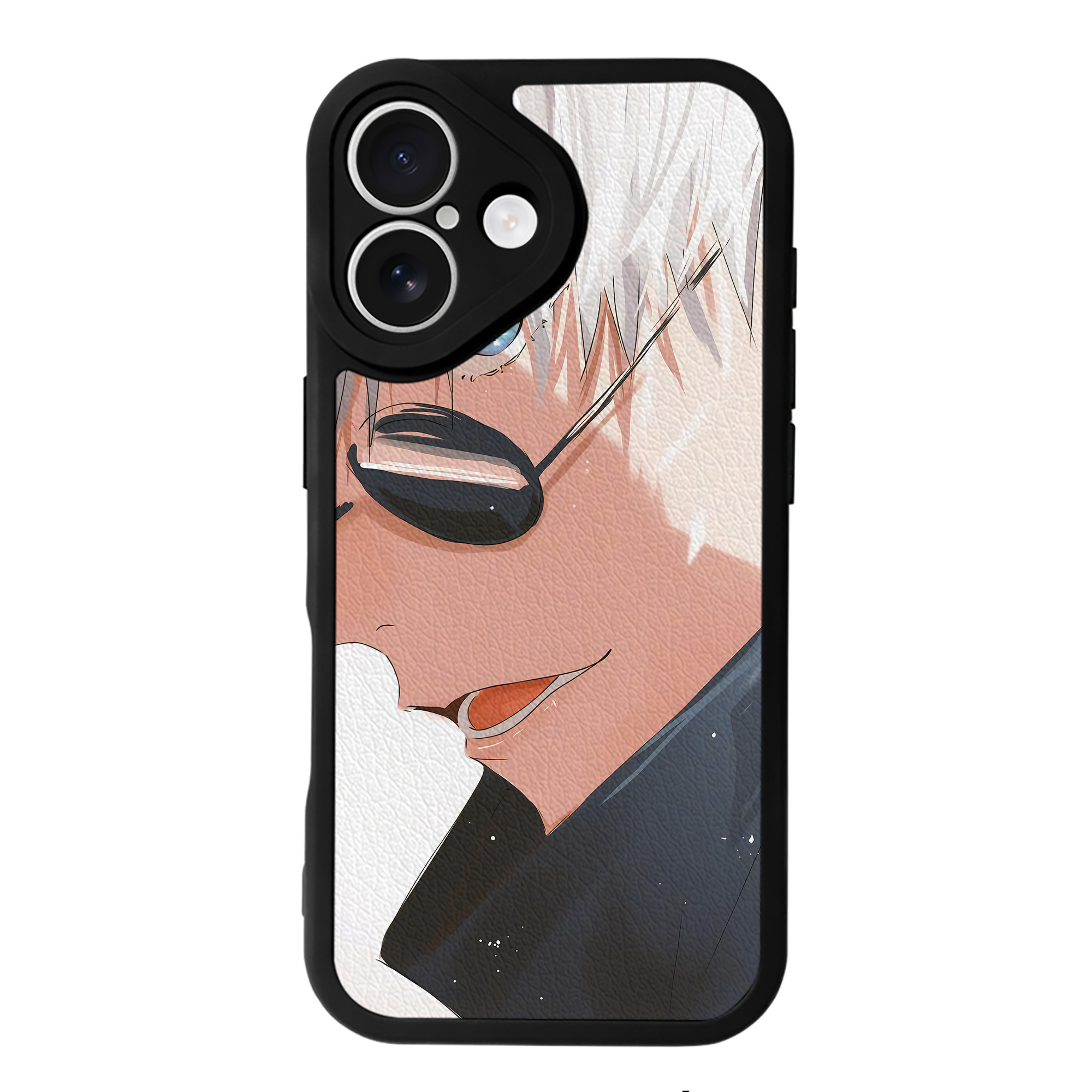 （画像用） 呪術廻戦 Jujutsu Kaisen 【iPhone 16シリーズ対応】シリコンスマホケース（レザー調） 材質：シリコン
